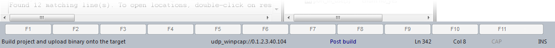 F-key bar